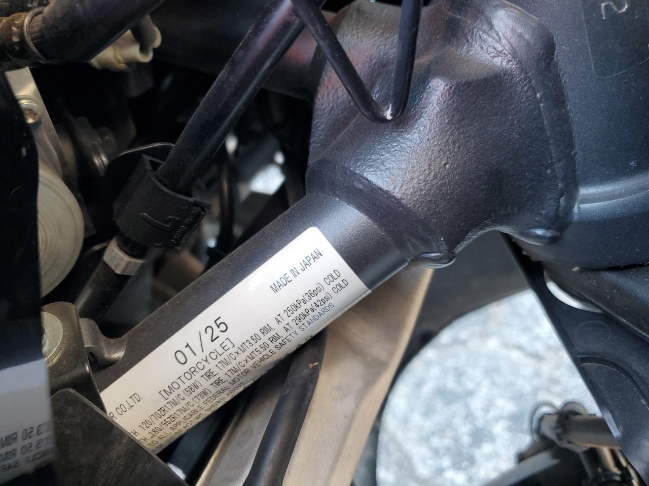 2025 Yamaha Yzfr7 VIN: JYARM38E1SA018142 Lot: 85859705