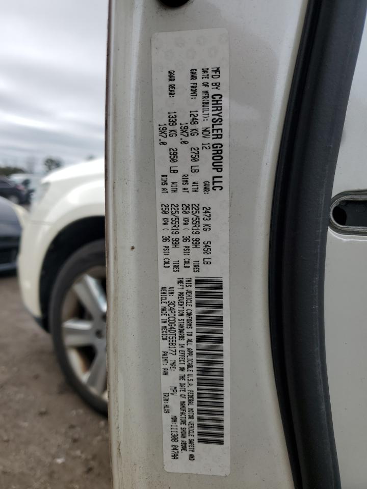 2013 Dodge Journey Crew VIN: 3C4PDCDG4DT558177 Lot: 86665115