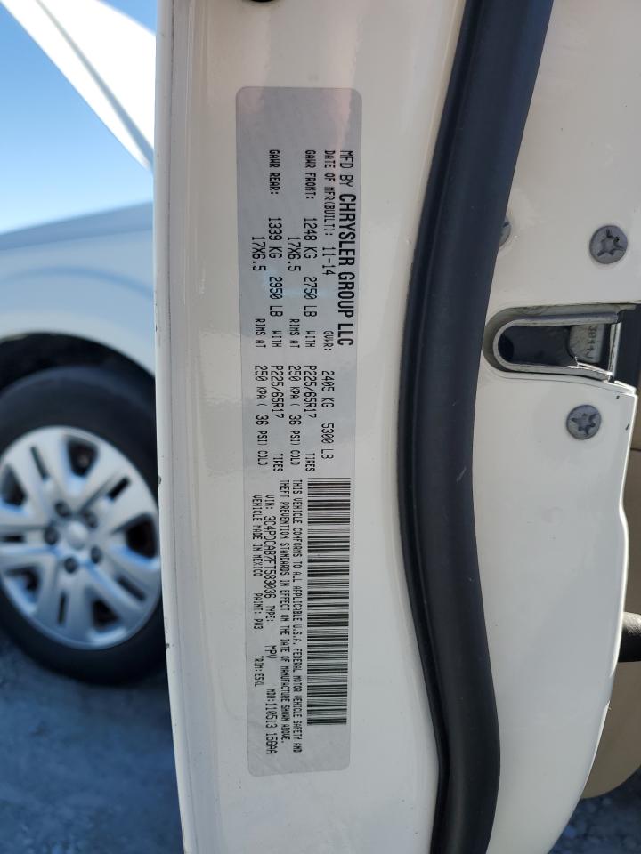 2015 Dodge Journey Se VIN: 3C4PDCAB7FT583036 Lot: 82517825