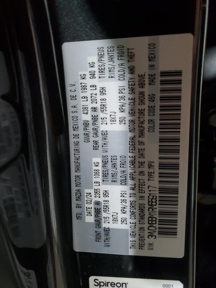 2024 Mazda Cx-30 Select VIN: 3MVDMBBM1RM659117 Lot: 85935275