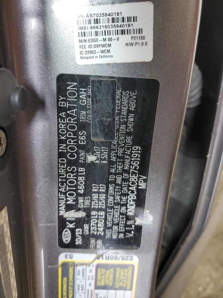 2014 Kia Sportage Lx VIN: KNDPBCAC8E7561919 Lot: 85313785