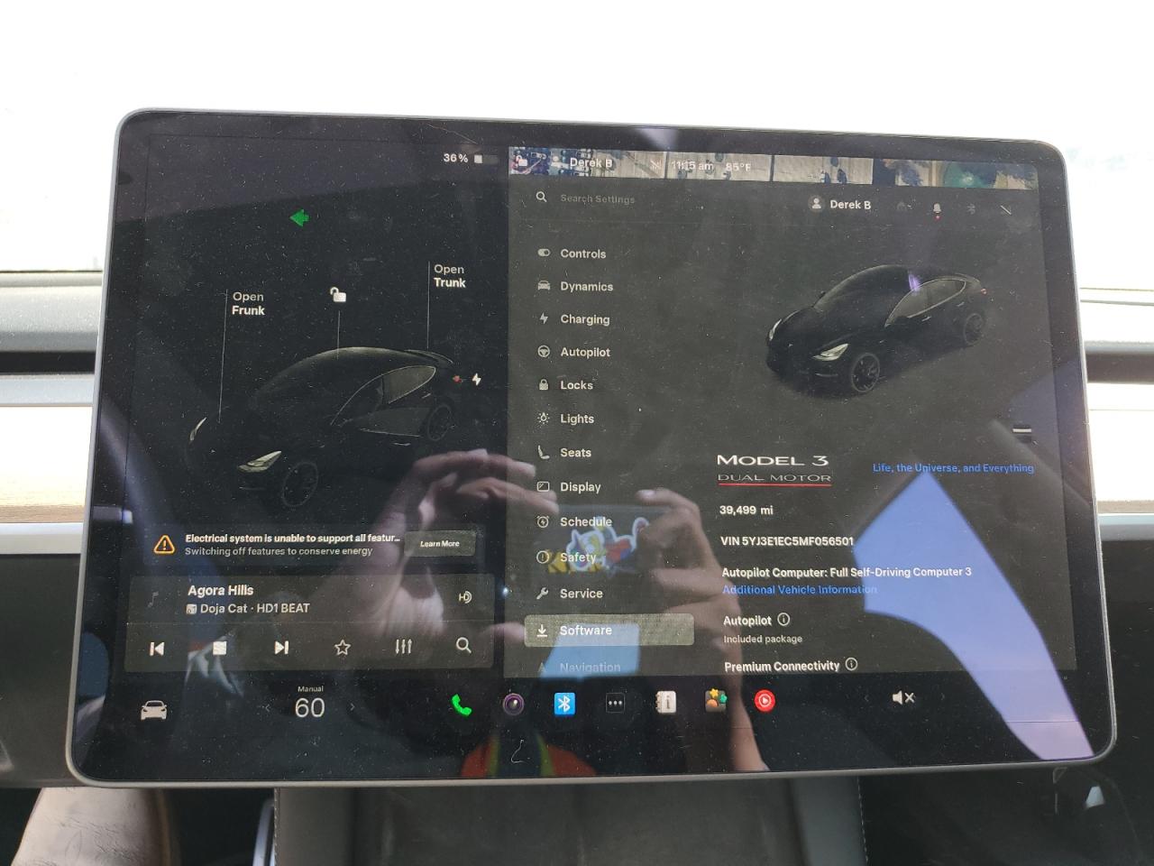 2021 Tesla Model 3 VIN: 5YJ3E1EC5MF056501 Lot: 90054495