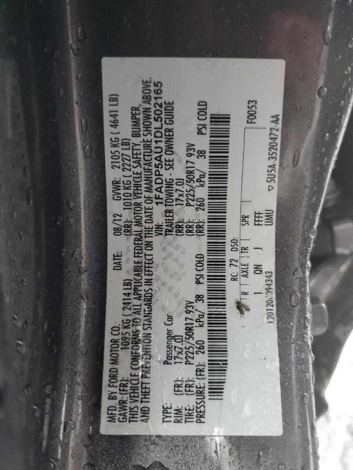 2013 Ford C-Max Se VIN: 1FADP5AU1DL502165 Lot: 82495225