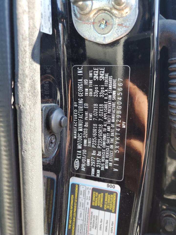 2011 Kia Sorento Base VIN: 5XYKTDA2XBG079309 Lot: 82304815