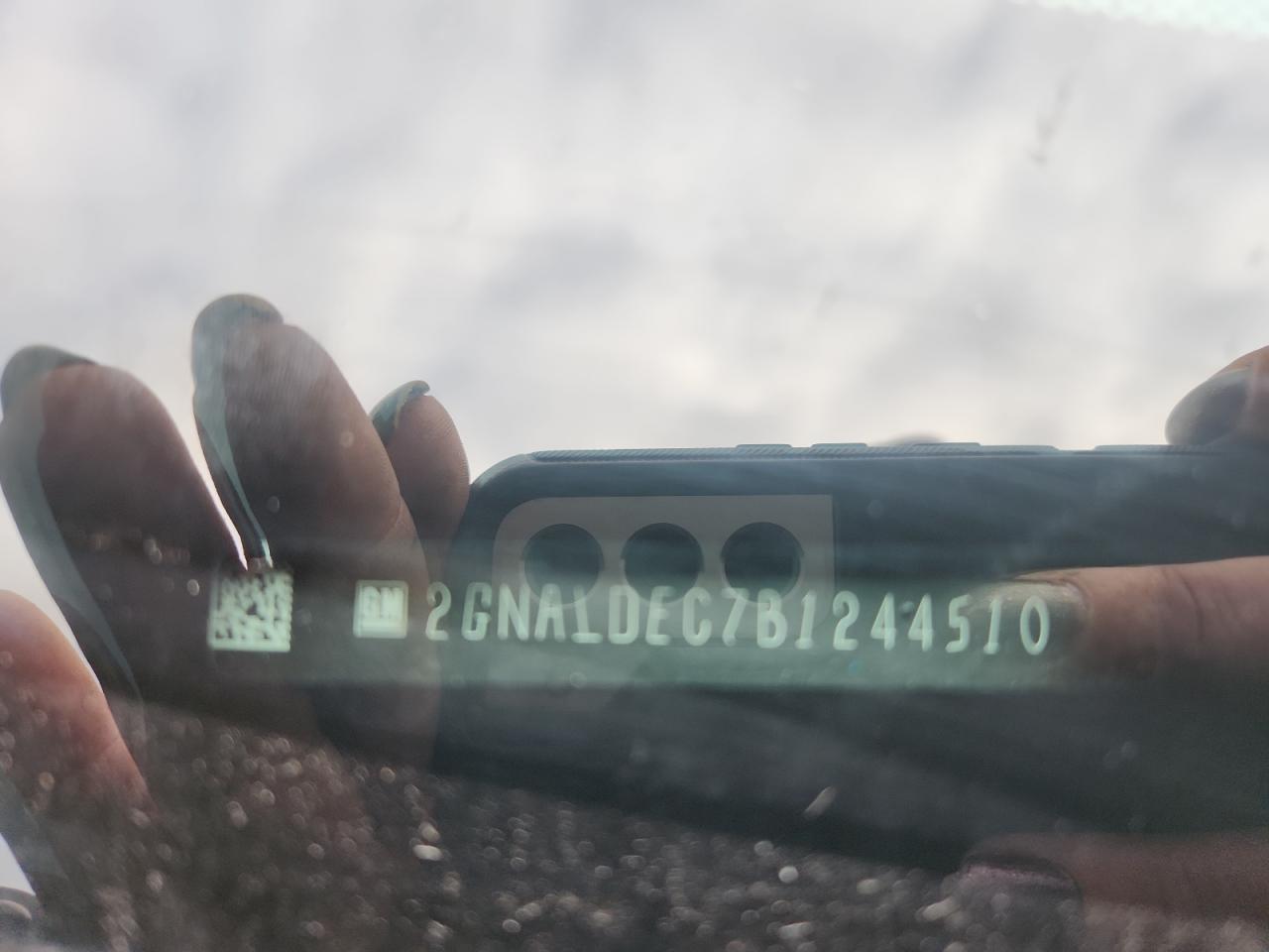 2011 Chevrolet Equinox Lt VIN: 2GNALDEC7B1244510 Lot: 86728585