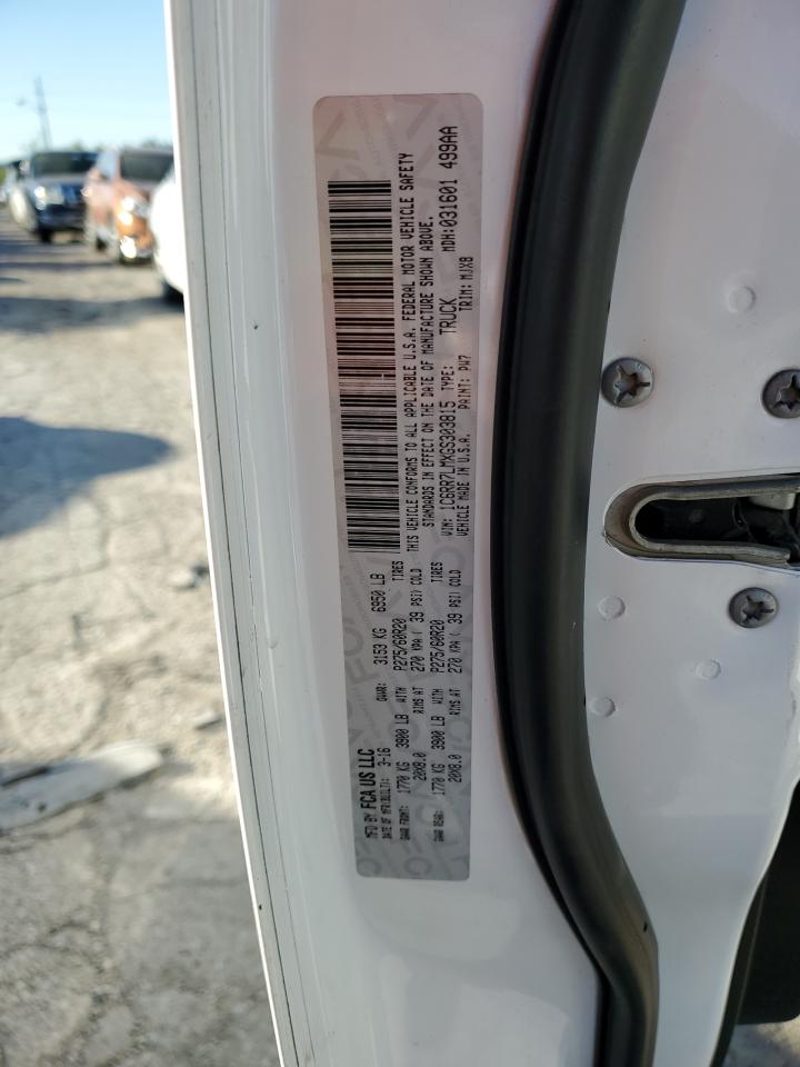 2016 Ram 1500 Slt VIN: 1C6RR7LMXGS303815 Lot: 82353945