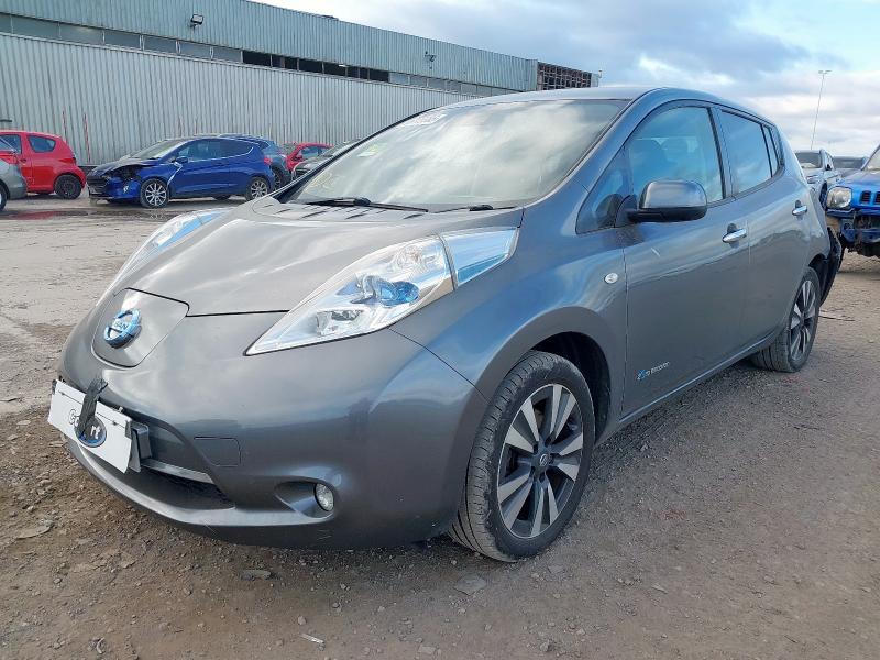 2016 NISSAN LEAF TEKNA 30KWH  for sale at Copart PETERLEE