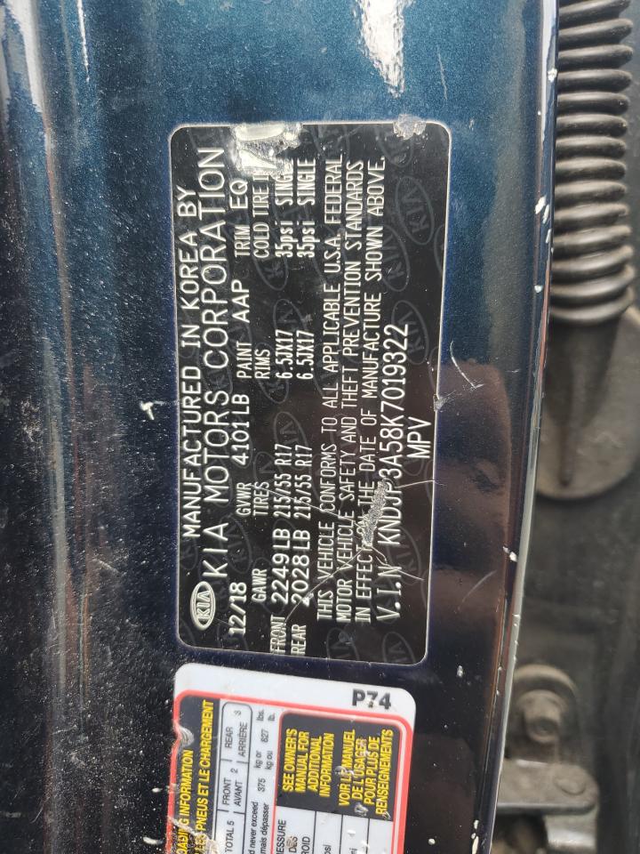 2019 Kia Soul + VIN: KNDJP3A58K7019322 Lot: 81988275