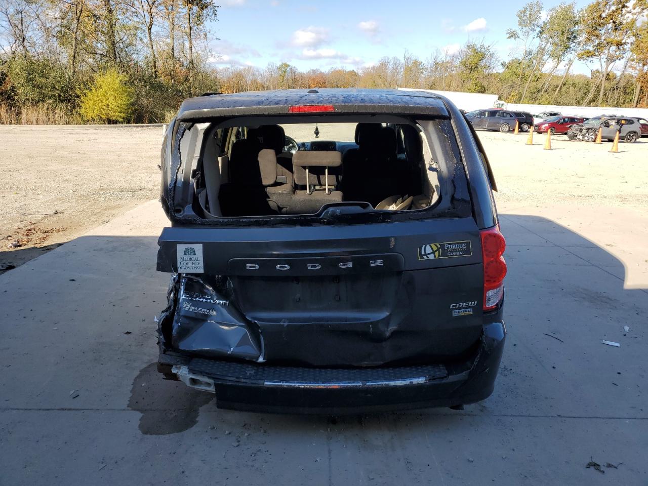 2012 Dodge Grand Caravan Crew VIN: 2C4RDGDGXCR205850 Lot: 82722745