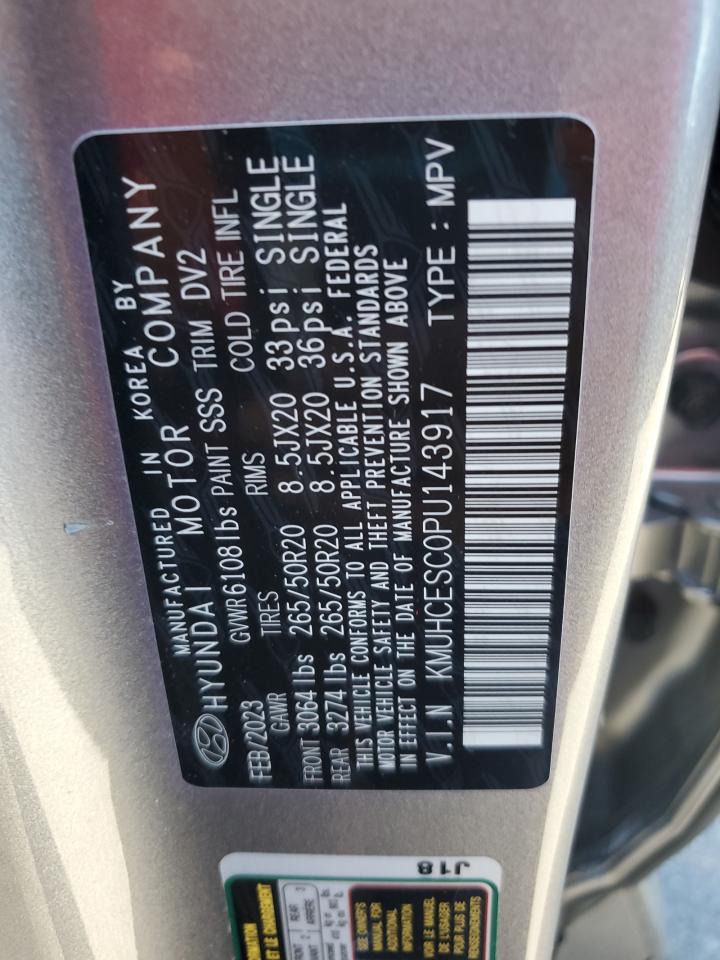 2023 Genesis Gv80 Base VIN: KMUHCESC0PU143917 Lot: 82142365