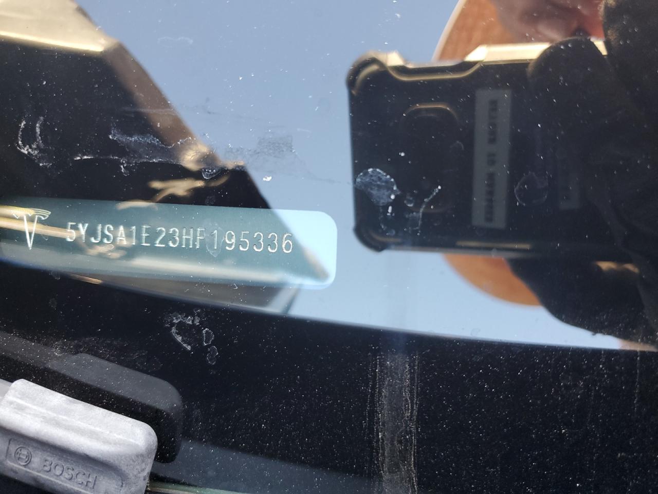 2017 Tesla Model S VIN: 5YJSA1E23HF195336 Lot: 89923365