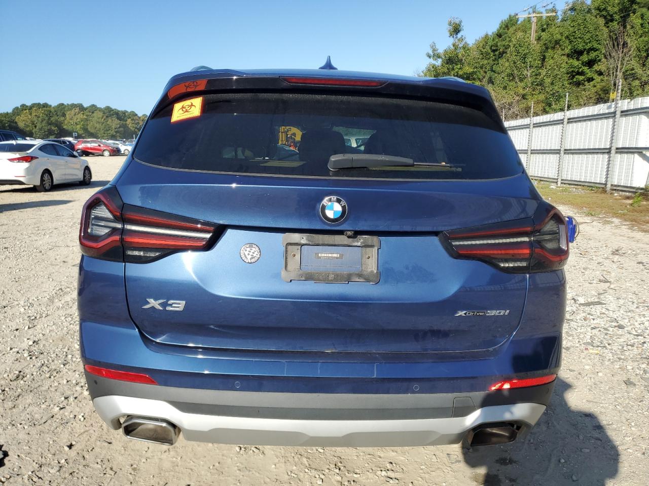 2022 BMW X3 xDrive30I VIN: 5UX53DP03N9K84624 Lot: 84047545
