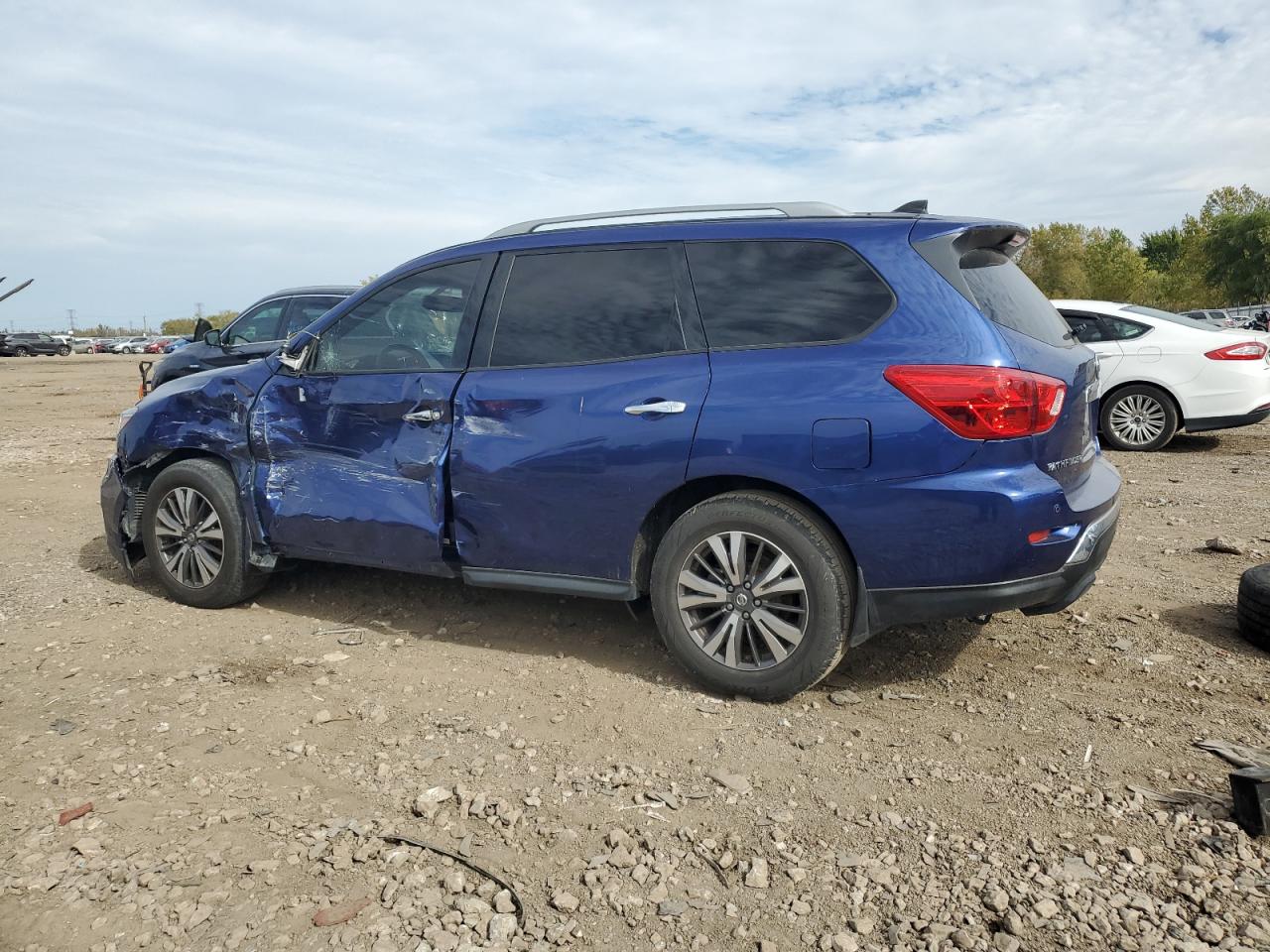 2020 Nissan Pathfinder Platinum blue null gas 5N1DR2BN9LC587809 photo #3