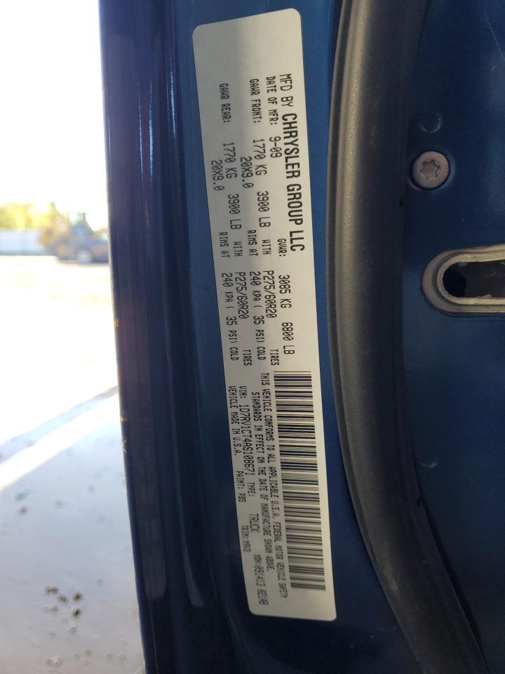 2010 Dodge Ram 1500 VIN: 1D7RV1CT4AS108671 Lot: 85764955