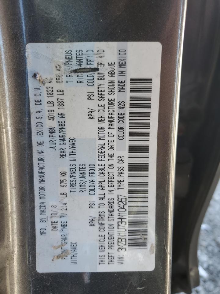 2017 Mazda 3 Sport VIN: 3MZBN1U73HM104267 Lot: 86278965