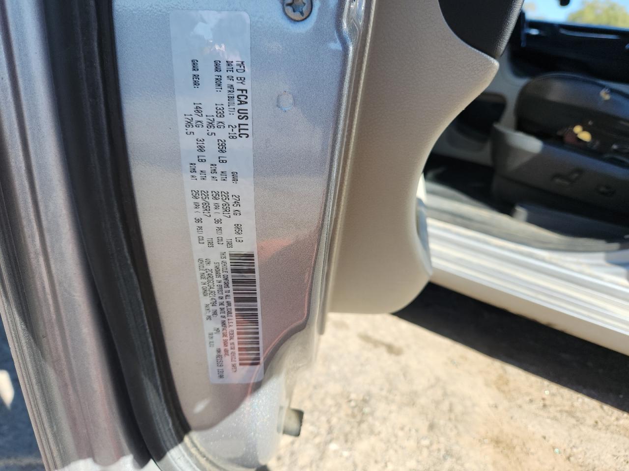 2018 Dodge Grand Caravan Sxt VIN: 2C4RDGCG4JR214784 Lot: 84444145