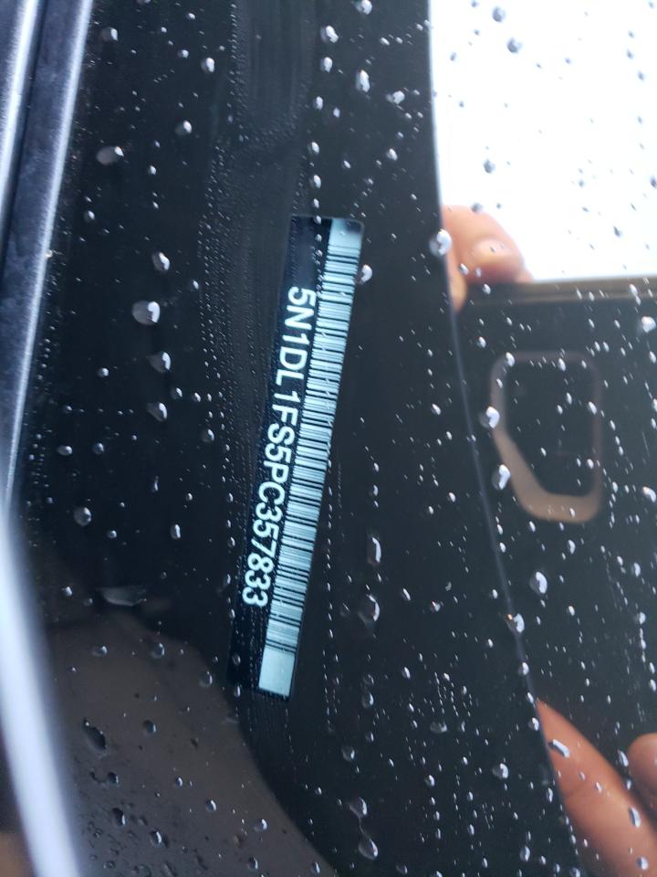 2023 Infiniti Qx60 Luxe VIN: 5N1DL1FS5PC357833 Lot: 87190135