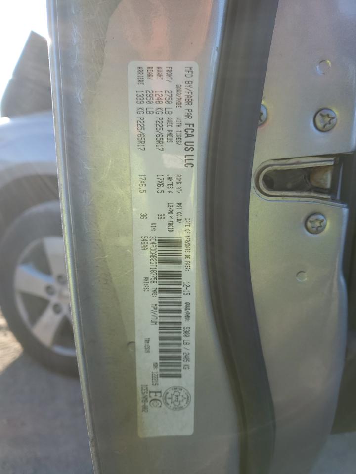 2016 Dodge Journey Se VIN: 3C4PDCAB2GT187758 Lot: 84576775