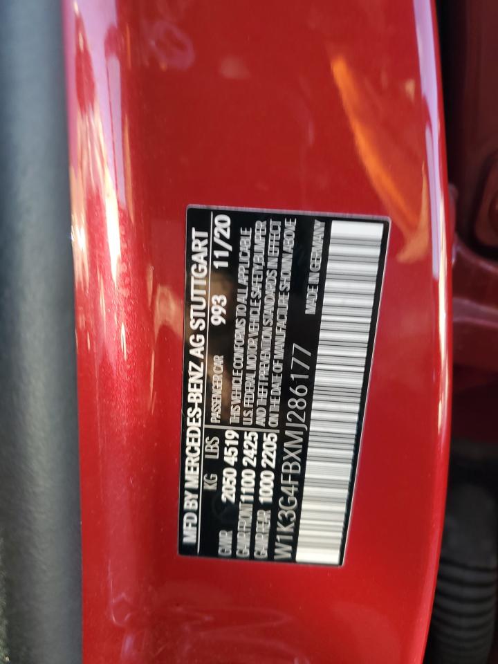 2021 Mercedes-Benz A 220 4Matic VIN: W1K3G4FBXMJ286177 Lot: 81120465