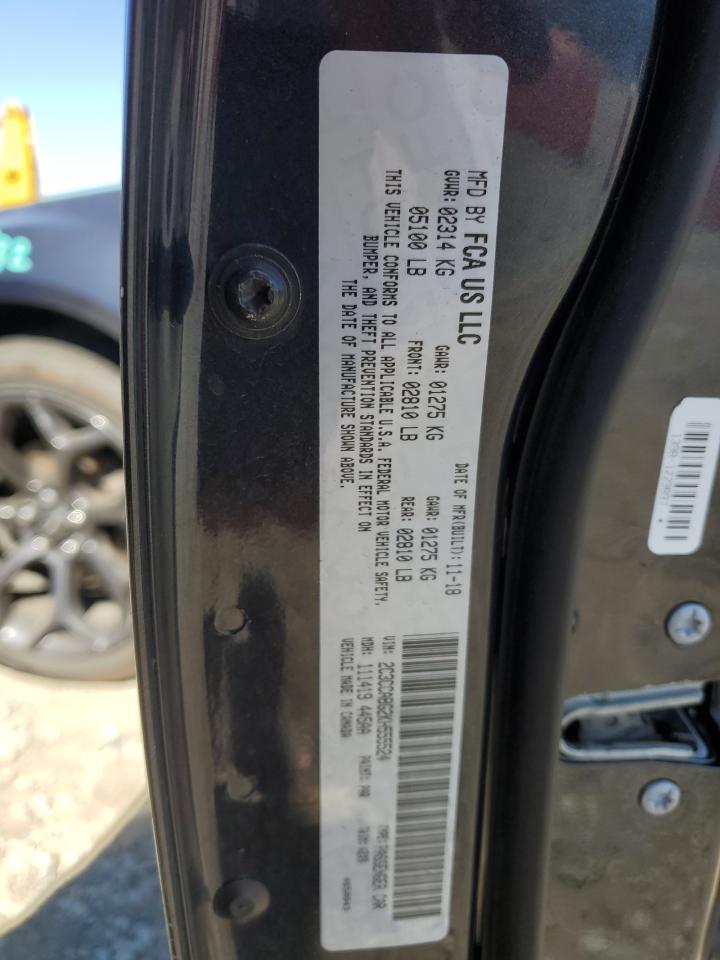 2019 Chrysler 300 S VIN: 2C3CCABG2KH555524 Lot: 87027495