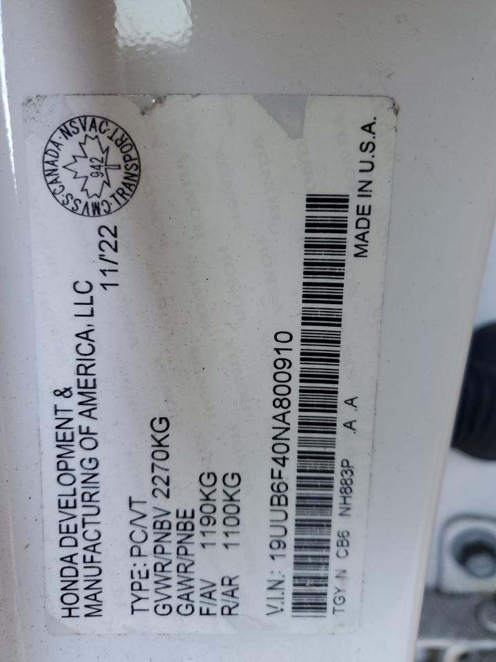 2021 Acura Tlx Type S VIN: 19UUB7F02MA800053 Lot: 84778195