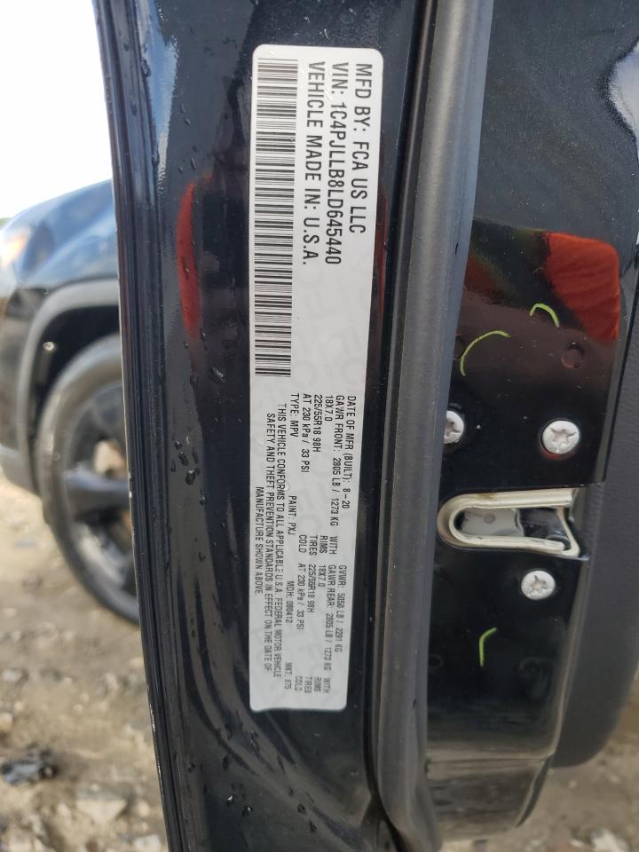 2020 Jeep Cherokee Latitude Plus VIN: 1C4PJLLB8LD645440 Lot: 84947125