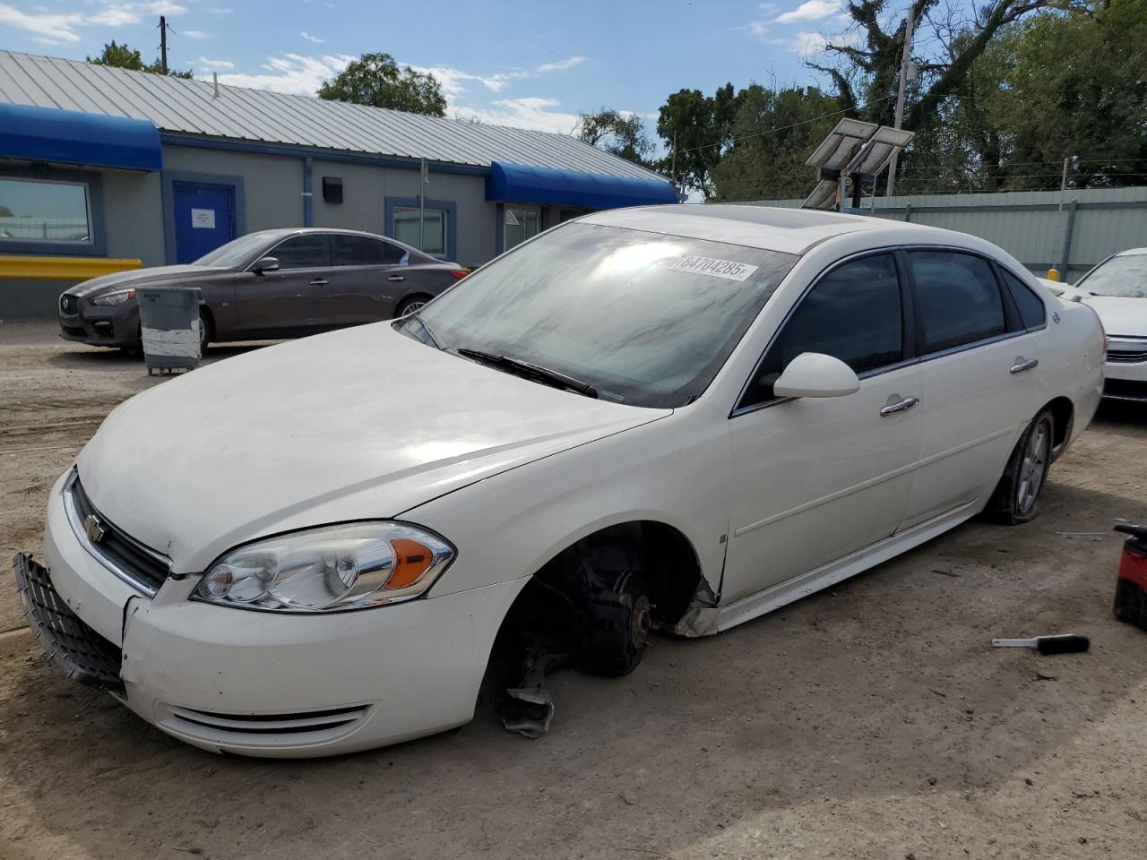 2009 Chevrolet Impala 1Lt white  flexible fuel 2G1WT57K591173111 photo #1