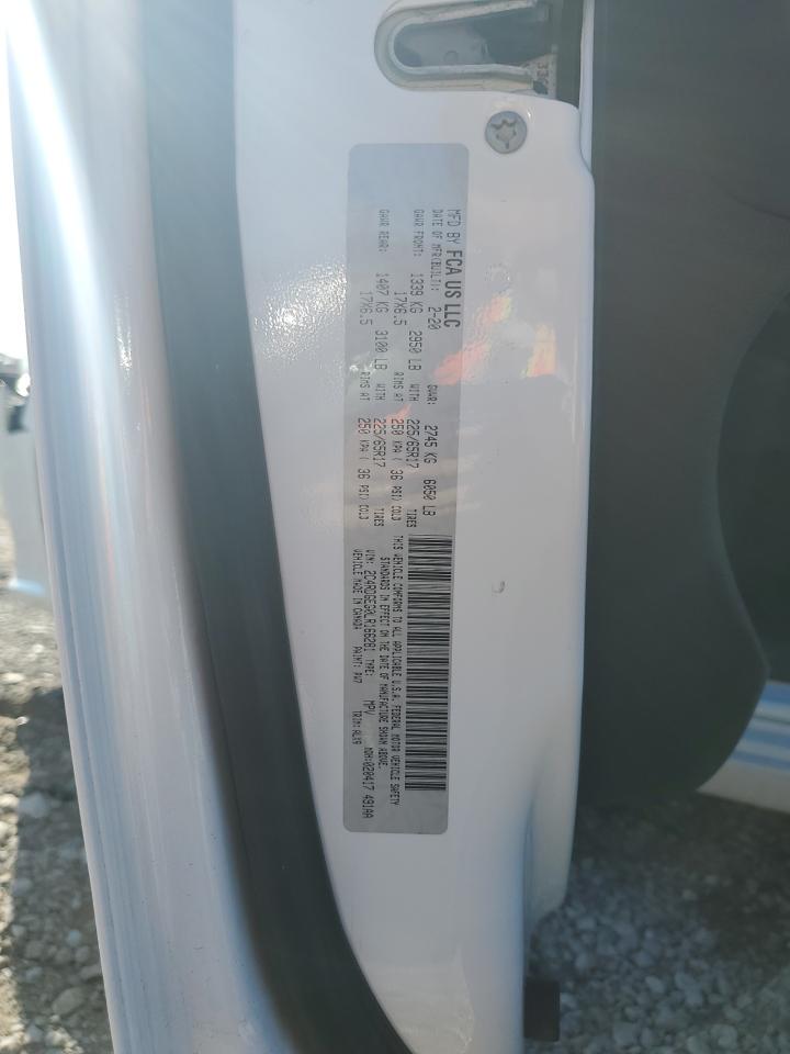 2020 Dodge Grand Caravan Gt VIN: 2C4RDGEG0LR166281 Lot: 86657155