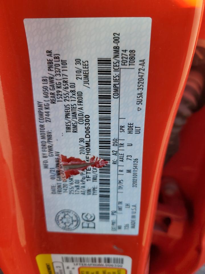 2021 Ford Ranger Xl VIN: 1FTER4FH0MLD06300 Lot: 85533175