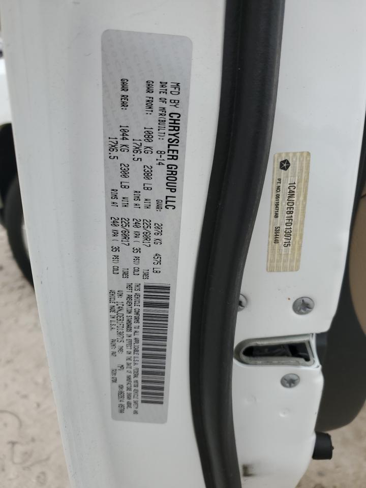 2015 Jeep Compass Latitude VIN: 1C4NJDEB1FD130715 Lot: 90594095