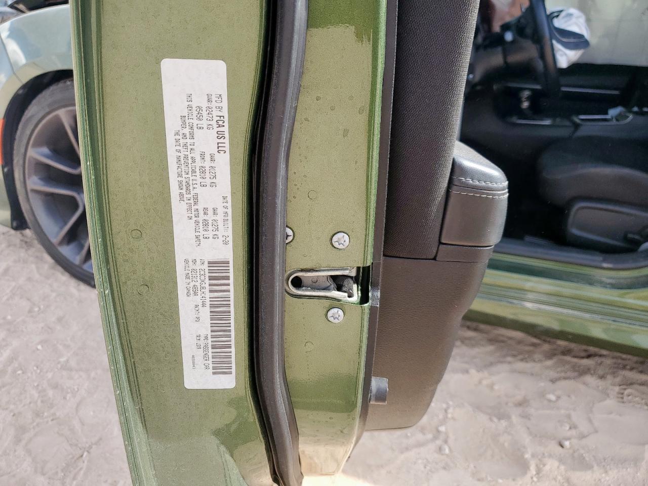 2020 Dodge Charger Scat Pack VIN: 2C3CDXGJ8LH141444 Lot: 82390445