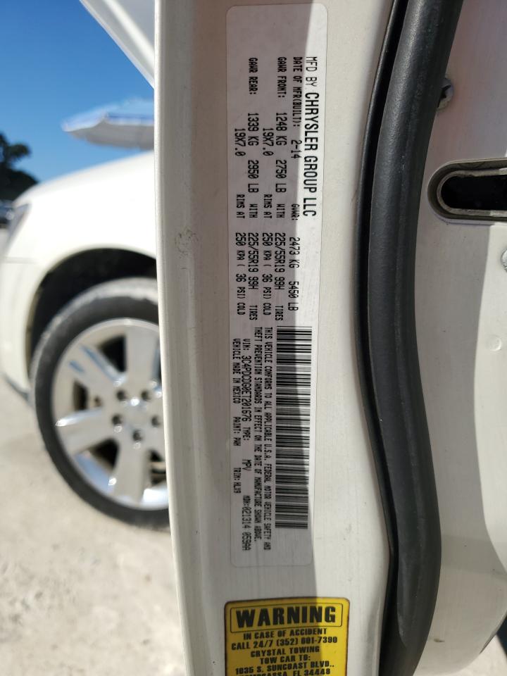 2014 Dodge Journey Limited VIN: 3C4PDCDG0ET201676 Lot: 86083775