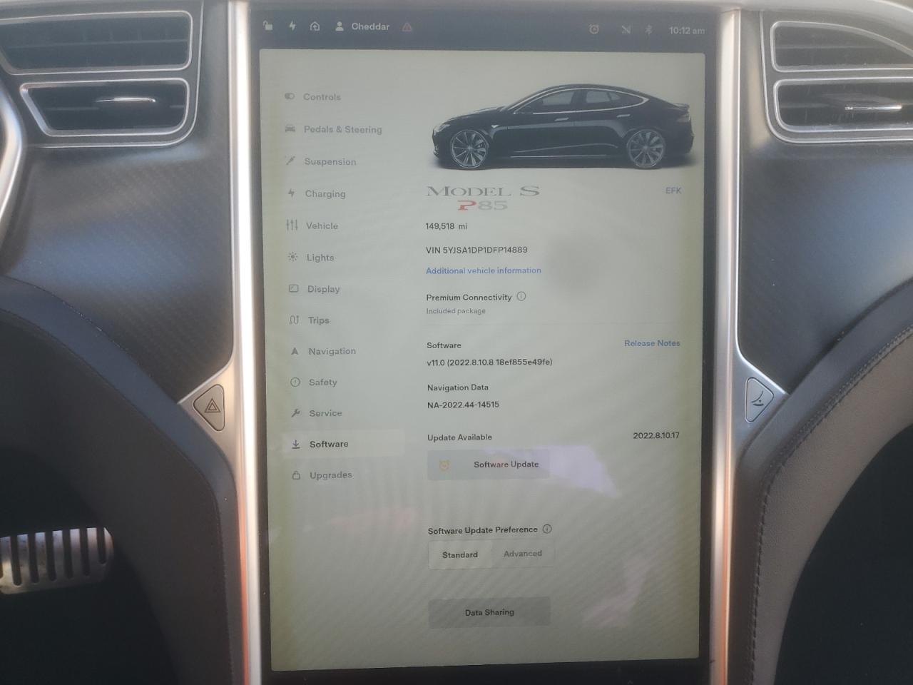 2013 Tesla Model S VIN: 5YJSA1DP1DFP14889 Lot: 81931365