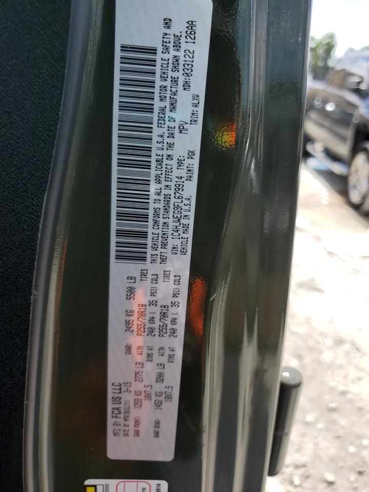 2015 Jeep Wrangler Unlimited Sahara VIN: 1C4HJWEG9FL679914 Lot: 84063765