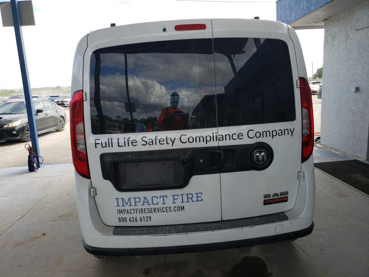 2022 Ram Promaster City Van VIN: ZFBHRFAB6N6W16319 Lot: 86713275