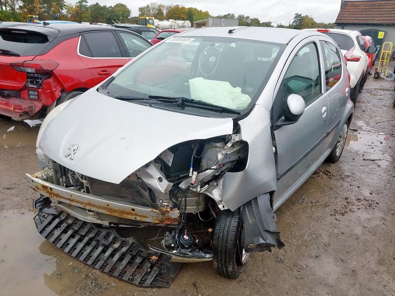 2013 PEUGEOT 107 1.0 ACTIVE 5DR for sale at Copart WOLVERHAMPTON