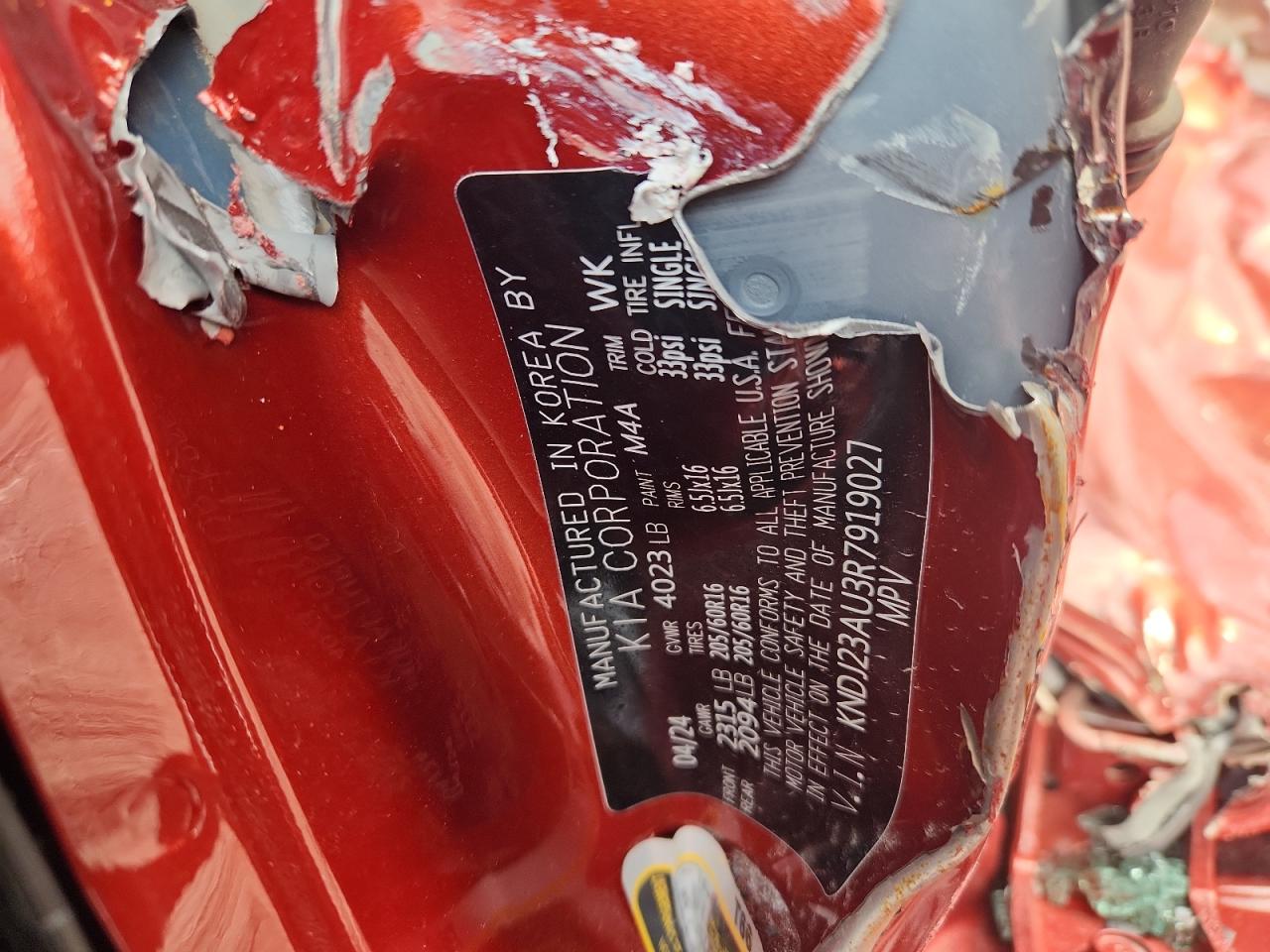 2024 Kia Soul Lx VIN: KNDJ23AU3R7919027 Lot: 82120545