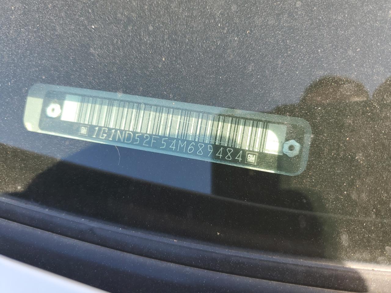 2004 Chevrolet Classic VIN: 1G1ND52F54M689484 Lot: 82634085