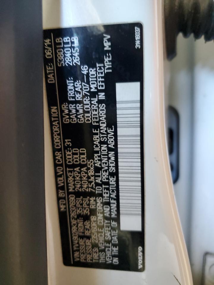 2015 Volvo Xc60 T6 Premier VIN: YV4902RKXF2637690 Lot: 84900715