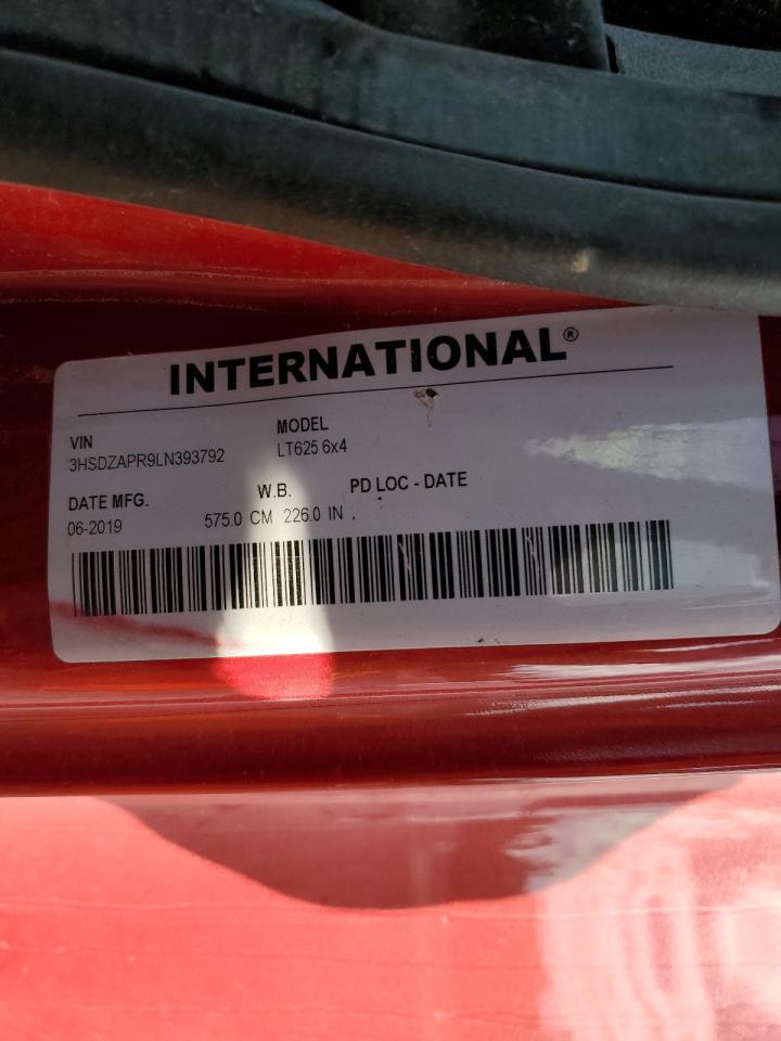 2020 International Lt625 VIN: 3HSDZAPR9LN393792 Lot: 81409605