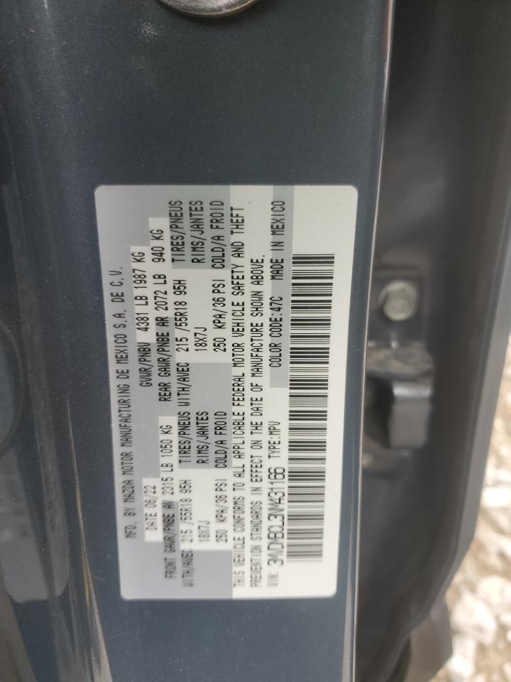 2022 Mazda Cx-30 Preferred VIN: 3MVDMBCL3NM431166 Lot: 87012035