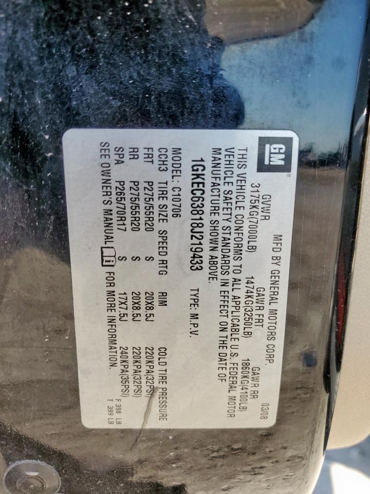 2010 Chevrolet Tahoe C1500 Ls VIN: 1GNMCAE01AR190080 Lot: 85373185