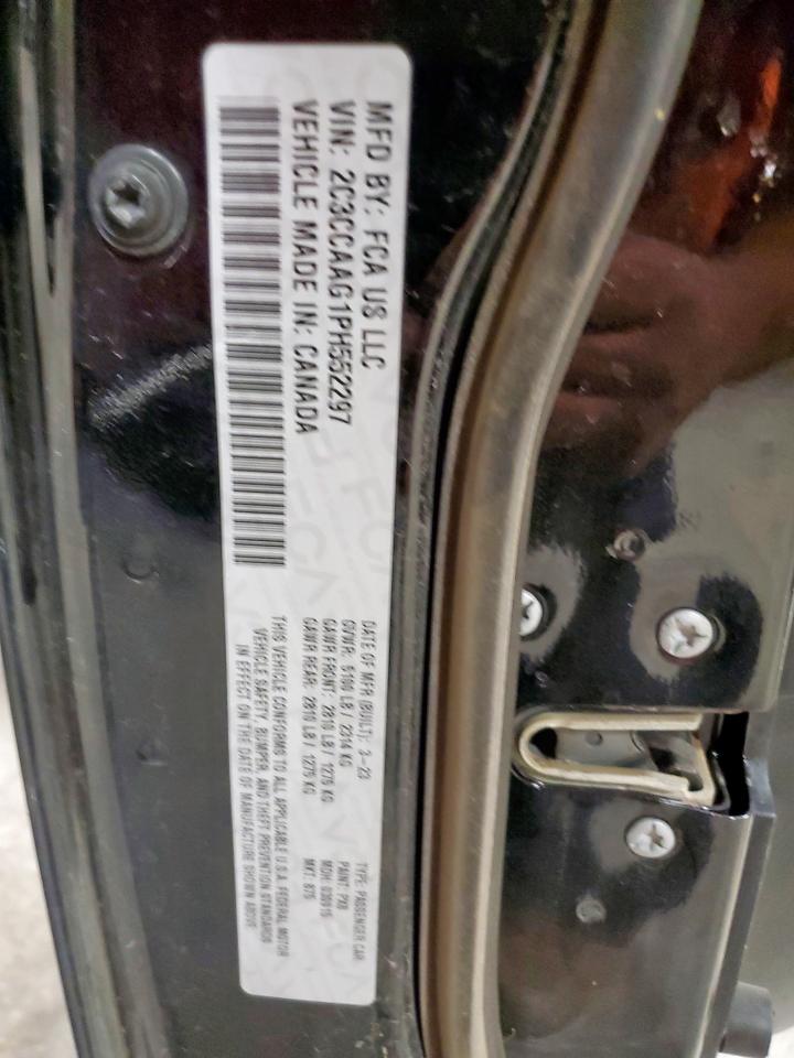 2023 Chrysler 300 Touring VIN: 2C3CCAAG1PH552297 Lot: 82435255