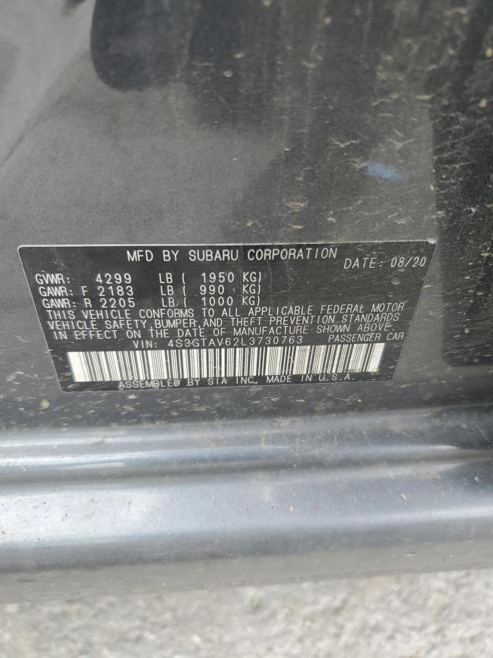2020 Subaru Impreza Premium VIN: 4S3GTAV62L3730763 Lot: 82410385