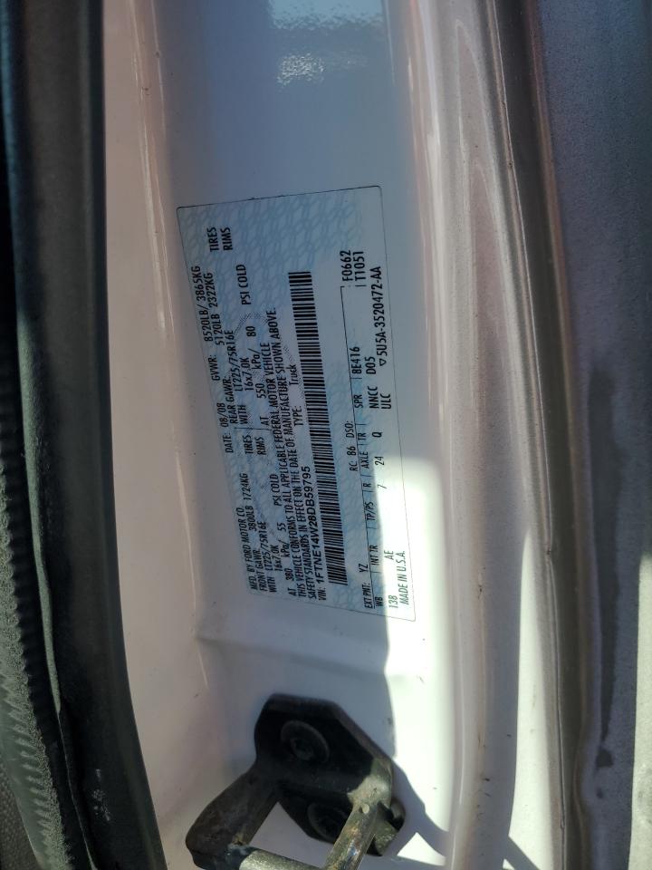 2008 Ford Econoline E150 Van VIN: 1FTNE14W28DB59795 Lot: 85341555