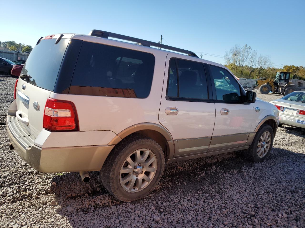 2012 Ford Expedition Xlt white  flexible fuel 1FMJU1J52CEF46732 photo #4