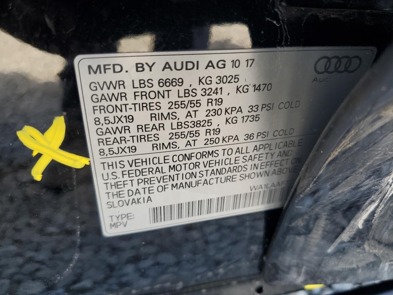 2018 Audi Q7 Premium Plus VIN: WA1LAAF72JD018587 Lot: 82397905