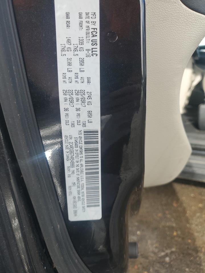 2017 Dodge Grand Caravan Se VIN: 2C4RDGBG7HR549999 Lot: 85516845