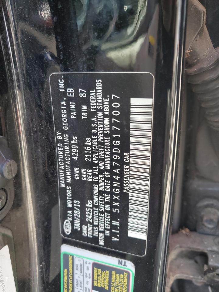 2013 Kia Optima Ex VIN: 5XXGN4A79DG177007 Lot: 82365135