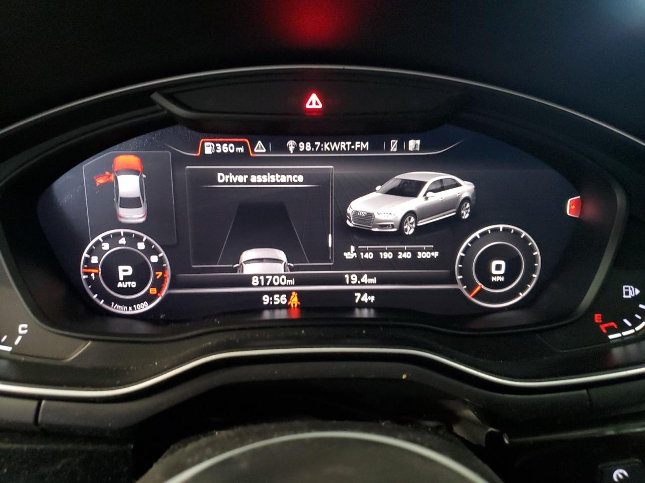 2018 Audi A4 Premium Plus VIN: WAUENAF43JN017271 Lot: 82164875